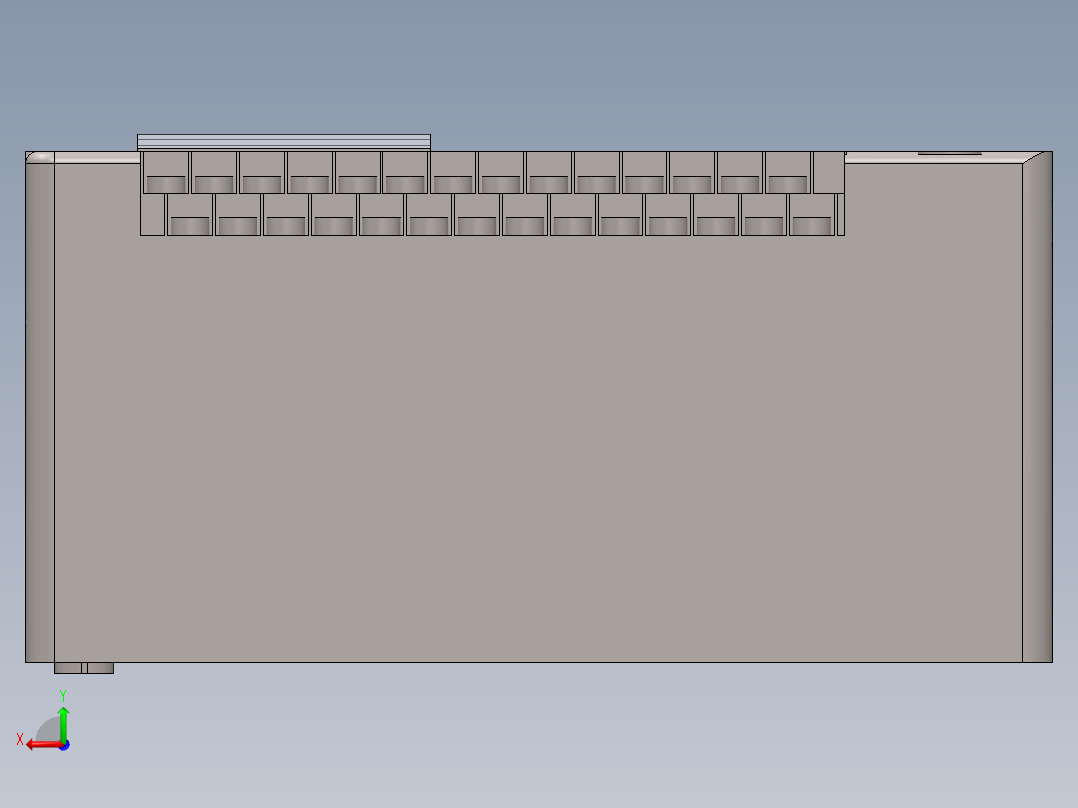 PLC WECON-LX3VM-1616后视图