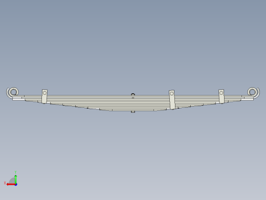 钢板弹簧装配后视缩略图
