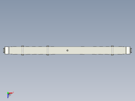 钢板弹簧装配俯视缩略图