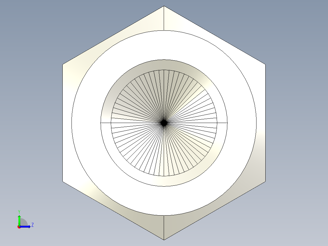 盖冒螺母左视图