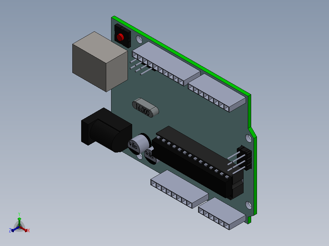 arduino go tronic 22卡正等轴测图