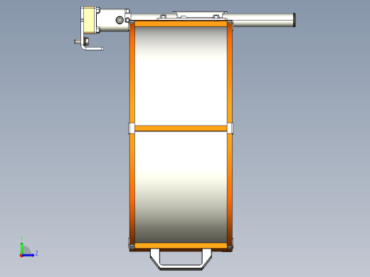 A0003839-钻孔防护罩用于钻头的护板左视缩略图