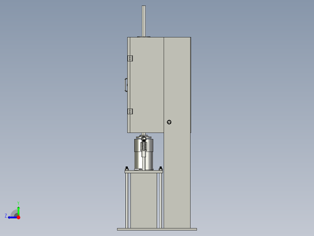 工程土工击实试验右视图