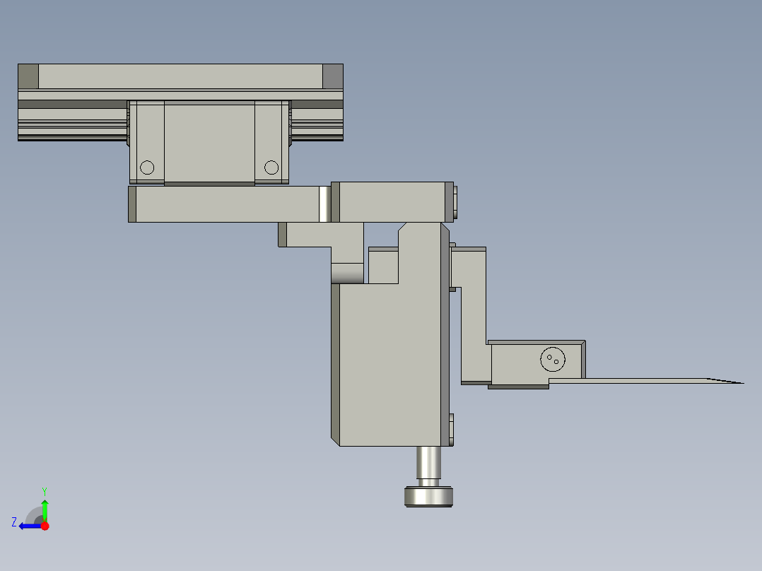 YWP200K4-05-02-00热切刀组件右视图