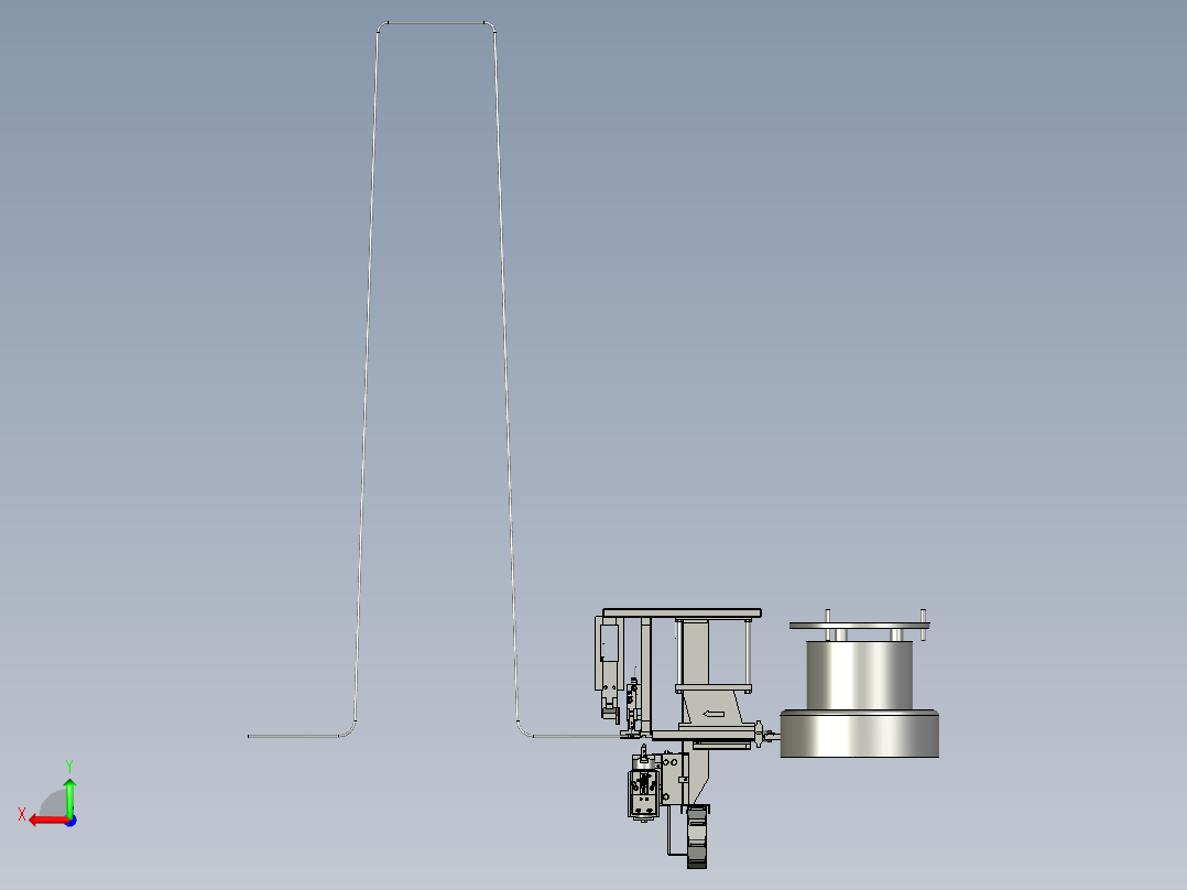 C套管搬运组装SLDASM------装配图后视图