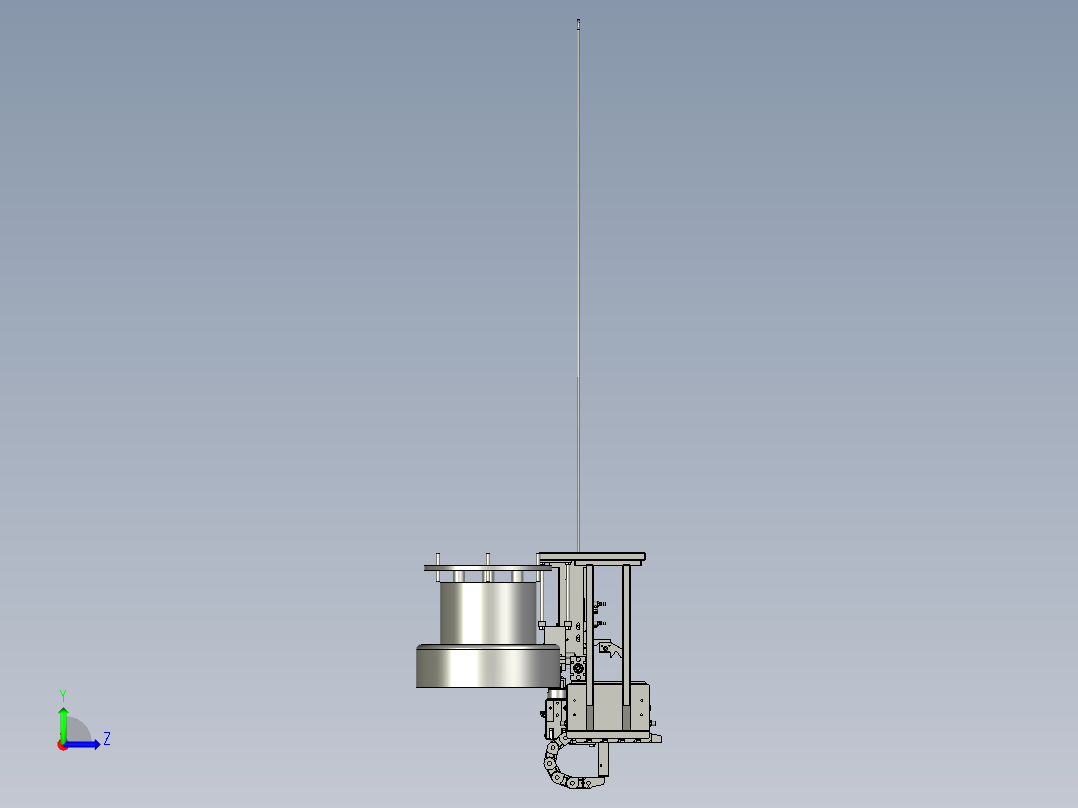 C套管搬运组装SLDASM------装配图左视图