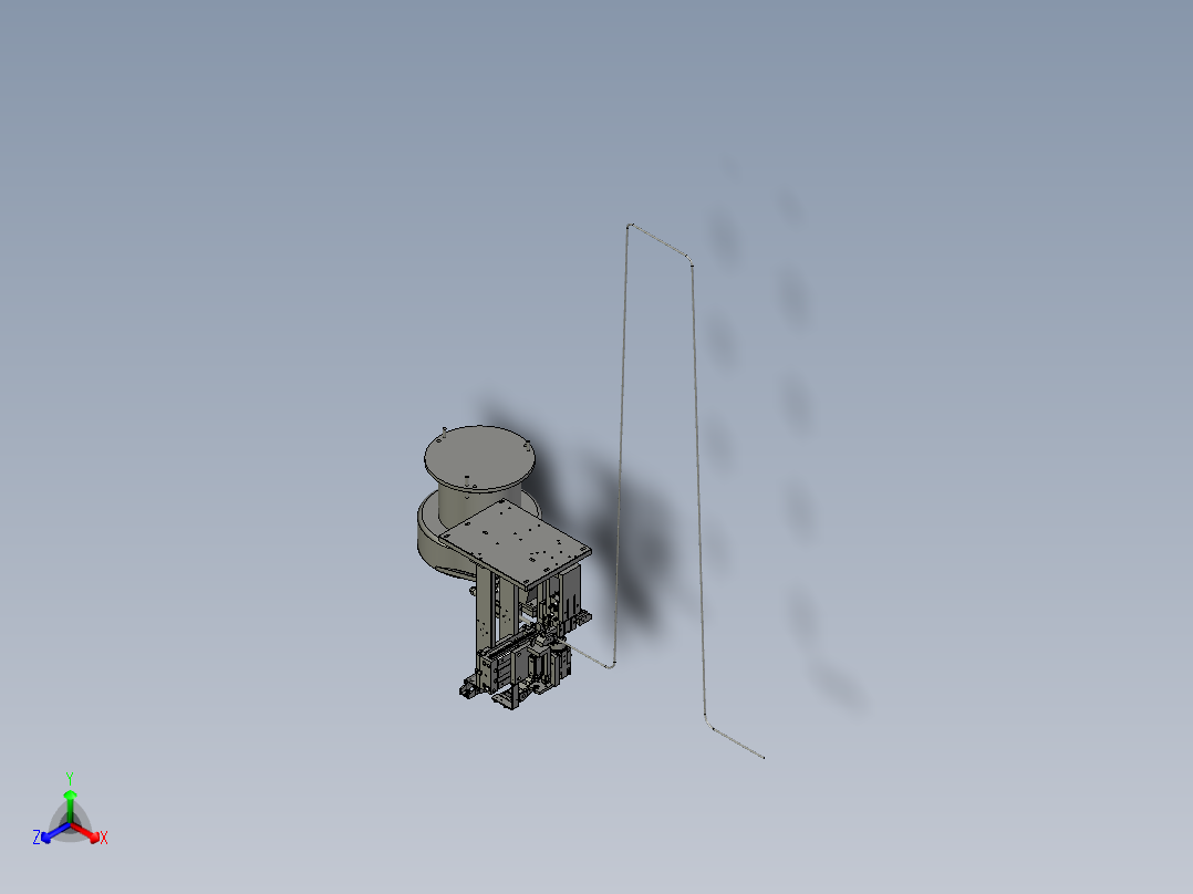 C套管搬运组装SLDASM------装配图正等轴测图