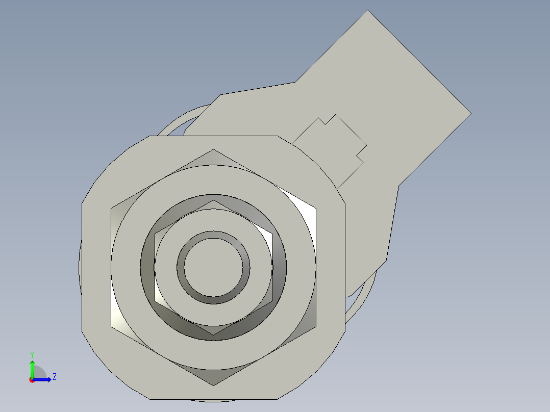PSB16x10SR(0)+(DMSG-N-1)笔形气缸左视图