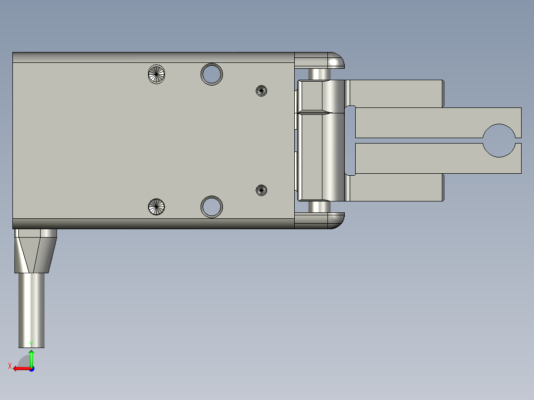 电动卡爪GRS-MEG-4-N-P(12)后视图