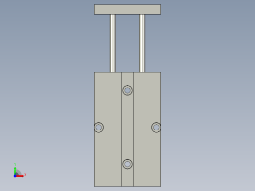 双轴气缸(TN16X40)前视缩略图