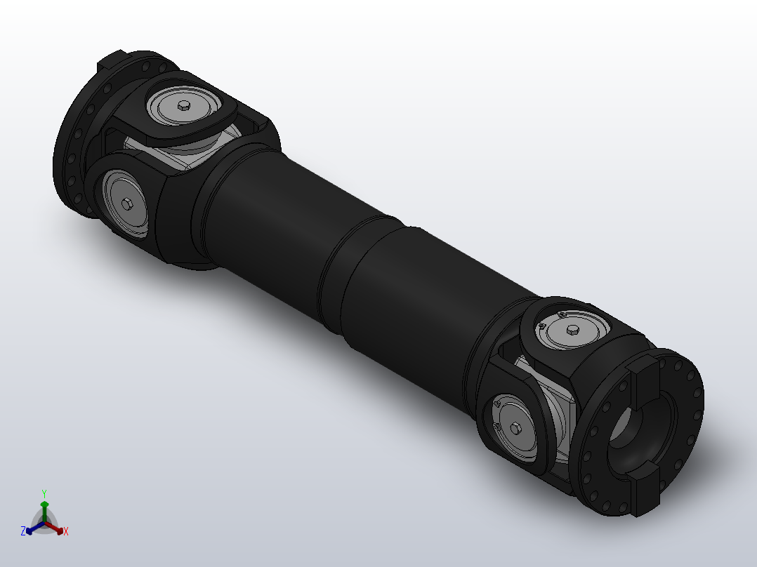 SWC型--中型十字轴式万向联轴器SWC490-E-2050主视图