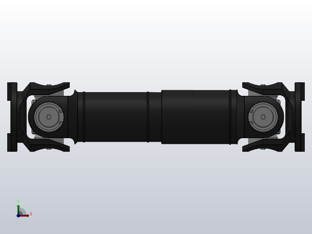 SWC型--中型十字轴式万向联轴器SWC490-E-2050前视图