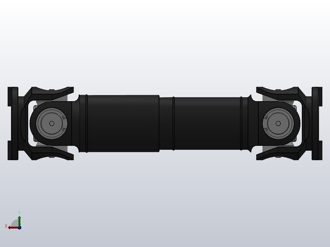 SWC型--中型十字轴式万向联轴器SWC490-E-2050后视图