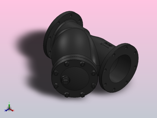 阀门、过滤器FNW-FNW558AX正等轴测缩略图