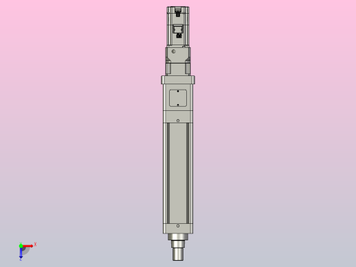 轻载电动缸TPA-ESR100-3210C-L200-M-W-P75-JX-C3俯视缩略图