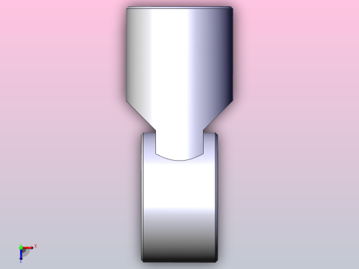 气缸附件I-20单肘接头俯视缩略图