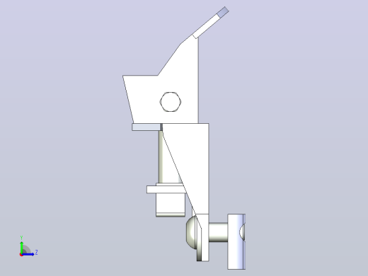 适用于转向脚轮D100／D125 140×110的旋转锁左视缩略图