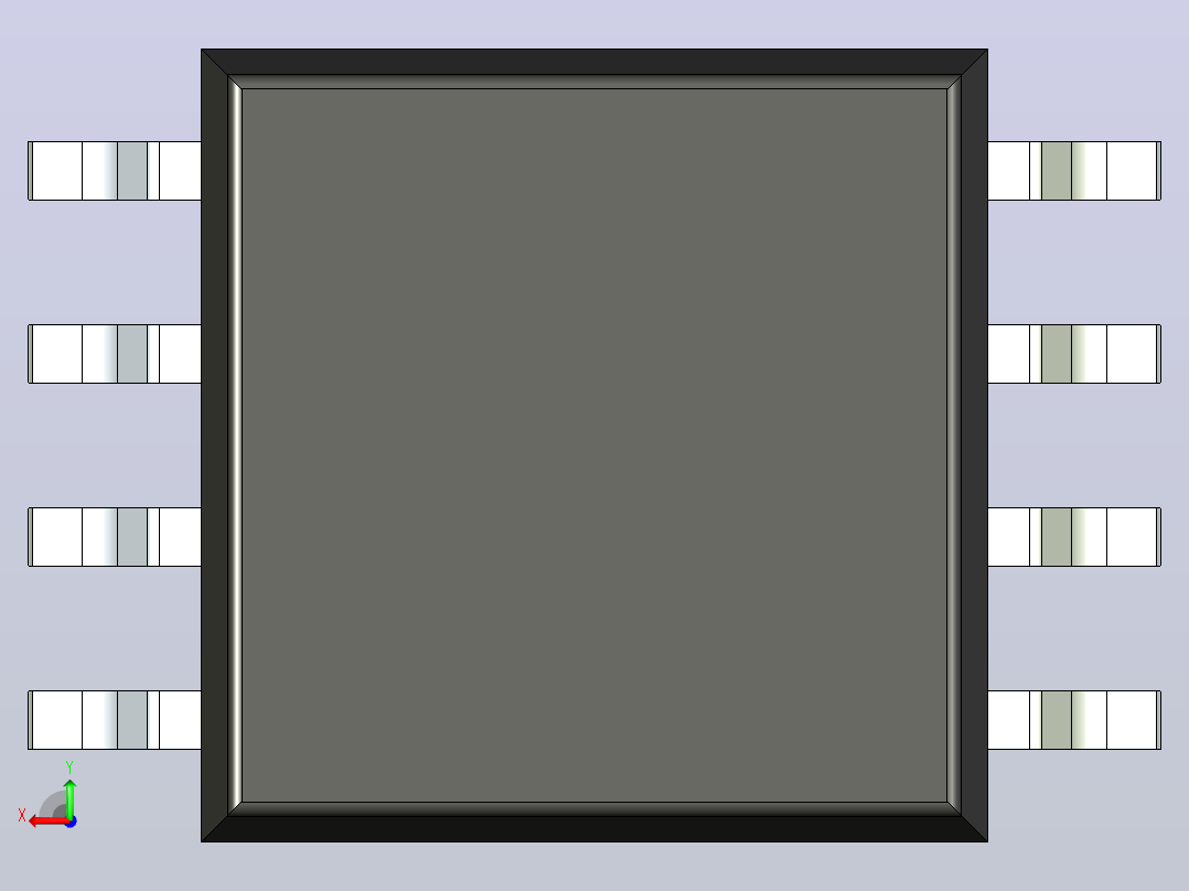 106x SOIC 封装（小外形集成电路）SOIC127P780X205-8N后视图