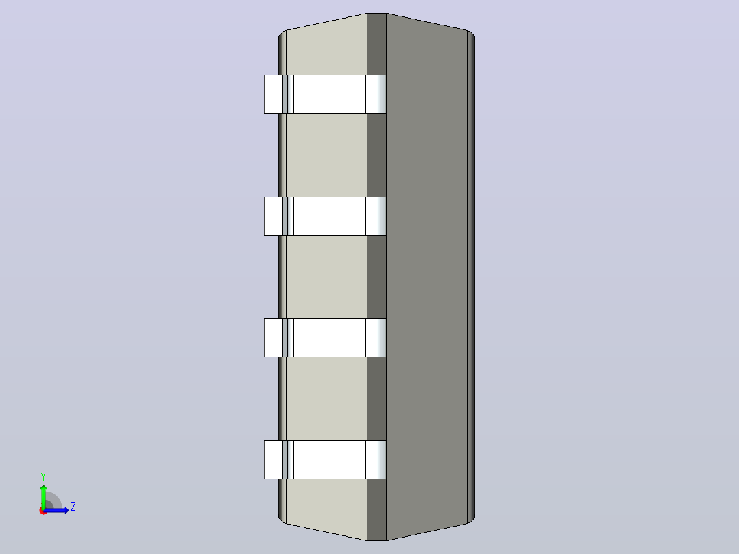 106x SOIC 封装（小外形集成电路）SOIC127P780X205-8N左视图