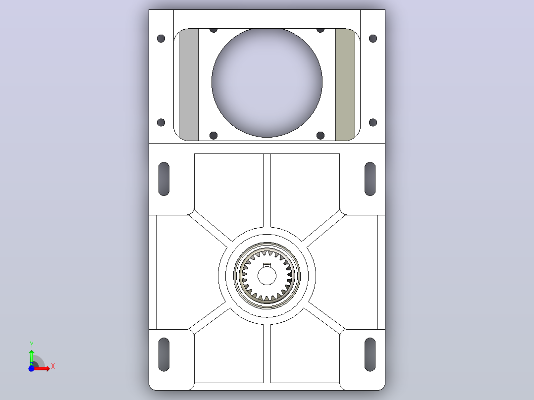 CNC 雕刻机前视图