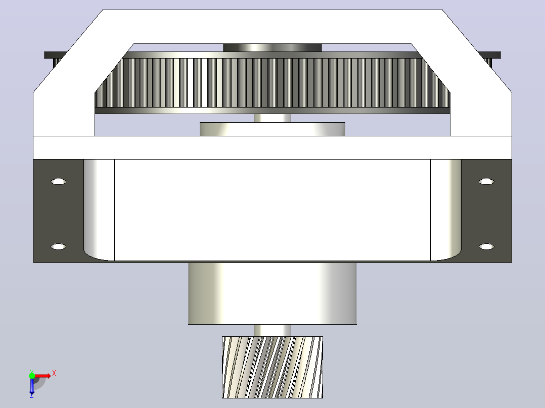 CNC 雕刻机俯视图