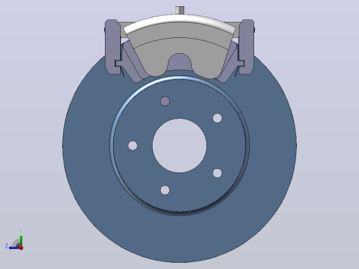 M1375-浮钳盘式制动器（sw16+catia+说明书）右视缩略图