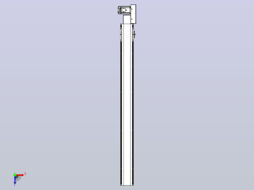 皮带直线轴半封闭可选导轨TPA-HNB-105D-90-L1050-ML-C-P20-N3俯视缩略图