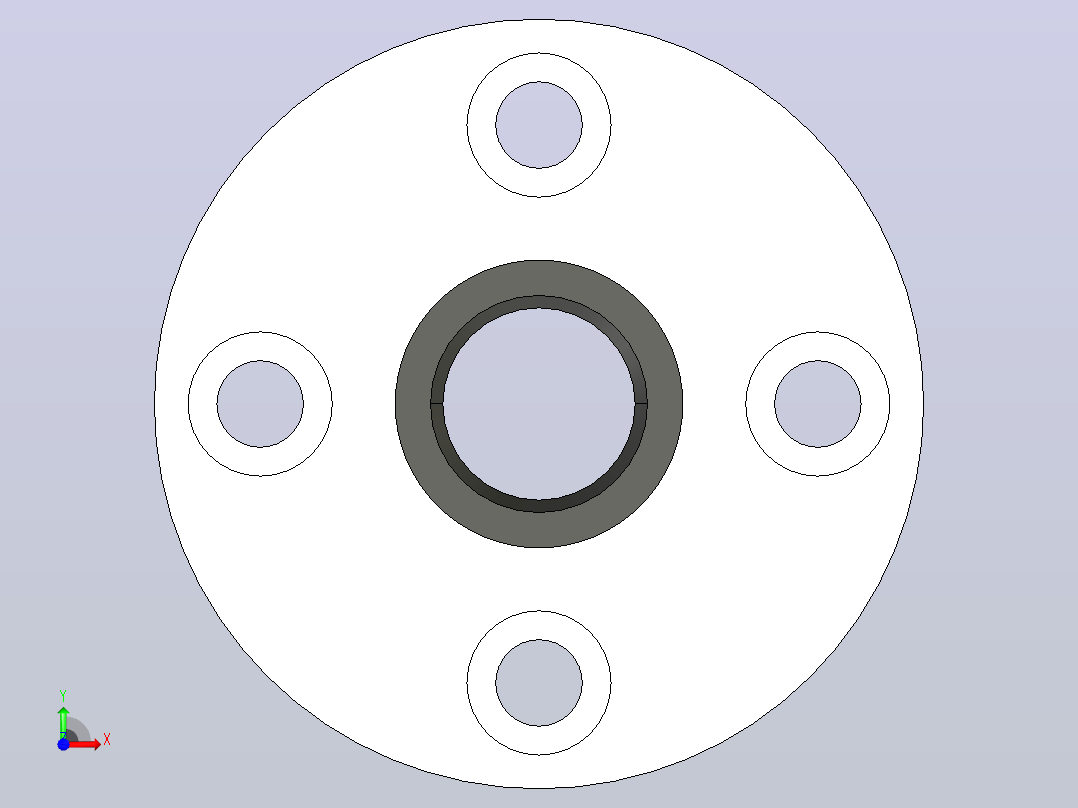 ZLHF..带法兰直线轴承 单衬型[ZLHFR-N-d10-D19-L29].rar.rar前视图