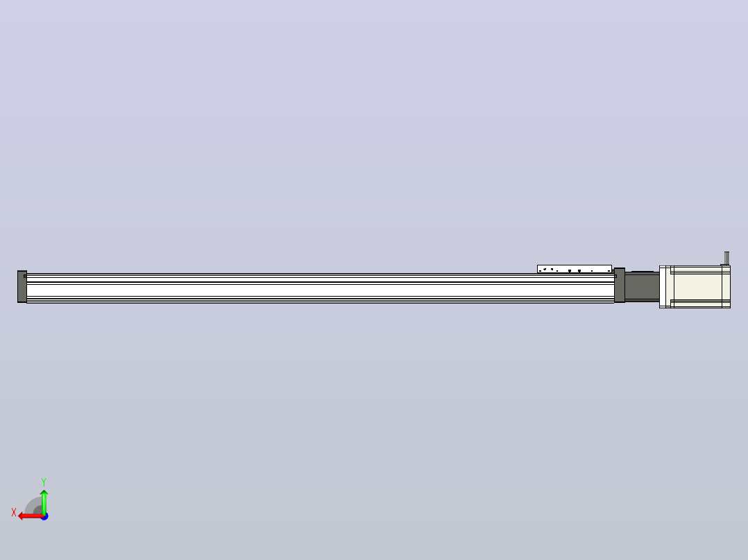 FSL120 直线模组[FSL120-E1000-10C7-BC-B86]后视图