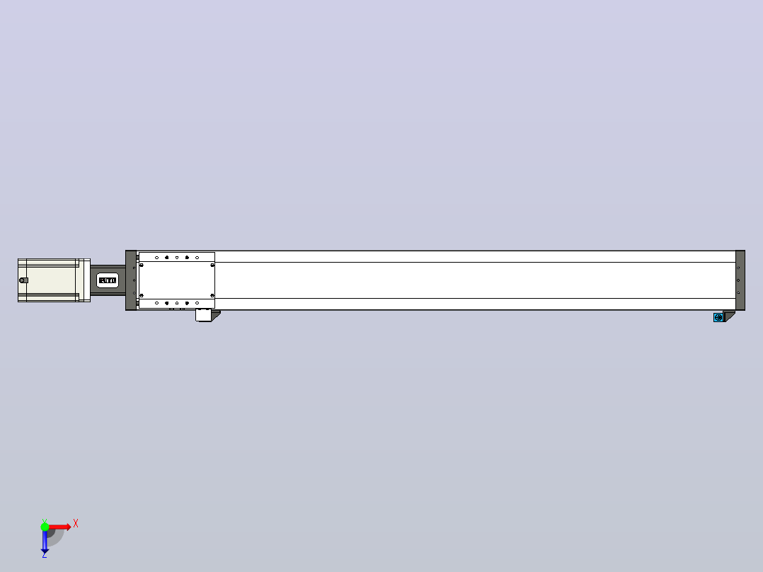 FSL120 直线模组[FSL120-E1000-10C7-BC-B86]俯视图