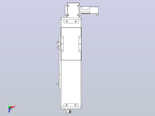 MCB10无尘皮带滑台[MCB10-L32-200-RD-100W-C3]俯视缩略图