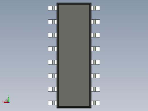 106x SOIC 封装（小外形集成电路）SOIC254P1016X350-16N后视缩略图