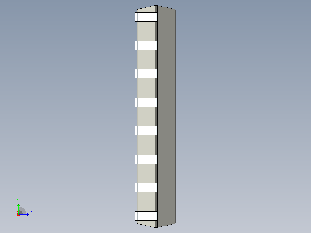 106x SOIC 封装（小外形集成电路）SOIC254P1016X350-16N左视图