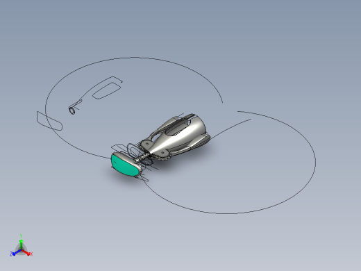 餐具开瓶器模型正等轴测缩略图