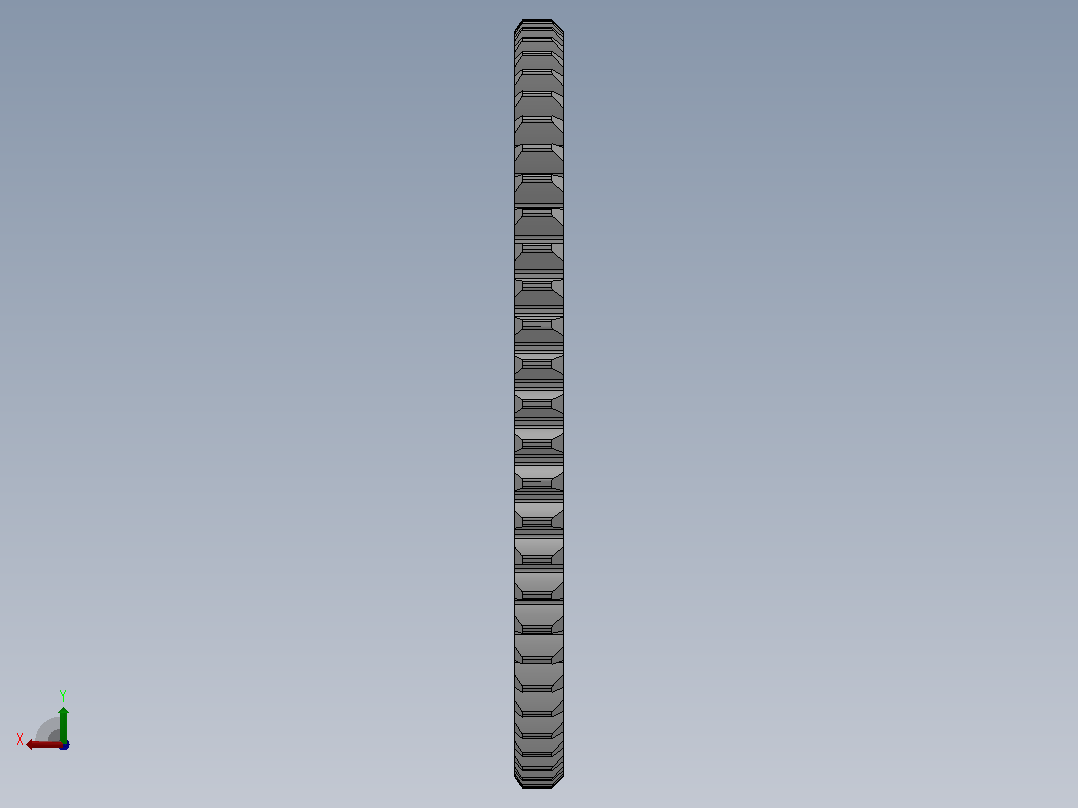 标准型模数0.5直齿轮压力角20°_GSAHC-0.5-60-2-dc5-A后视图