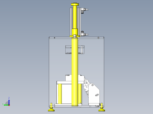 浇口剪钳机构左视缩略图