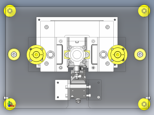 浇口剪钳机构俯视缩略图