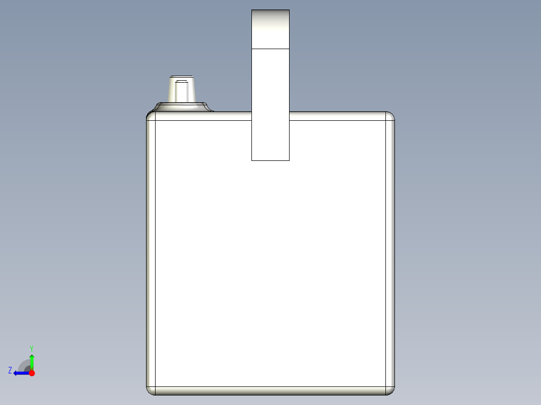 汽车电池右视图