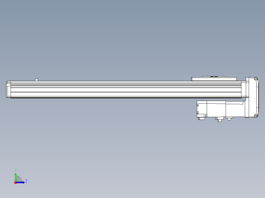 Toyo东佑达直线模组-ETH6M-BM-450-M10B左视图