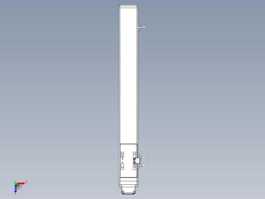 Toyo东佑达直线模组-ETH6M-BM-450-M10B俯视缩略图