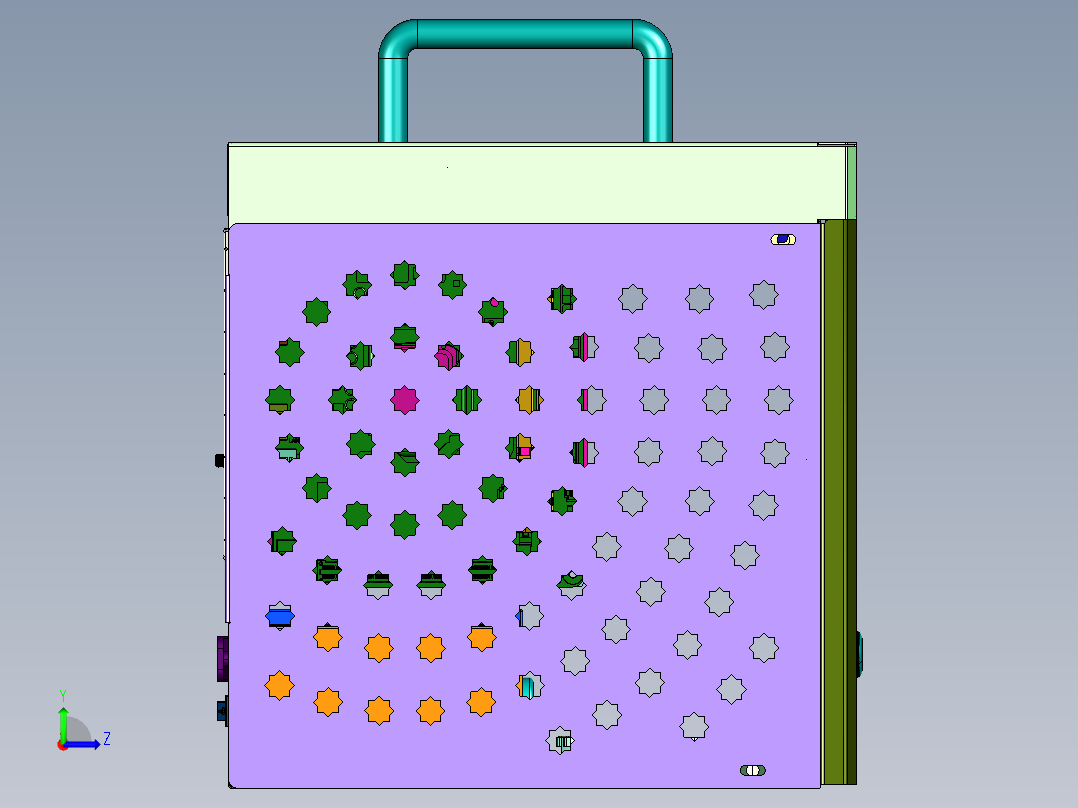 手提时尚便携小巧itx主机左视图