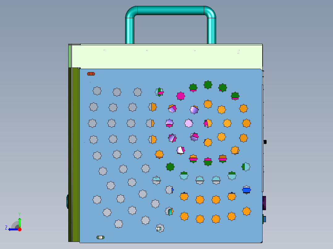 手提时尚便携小巧itx主机右视图