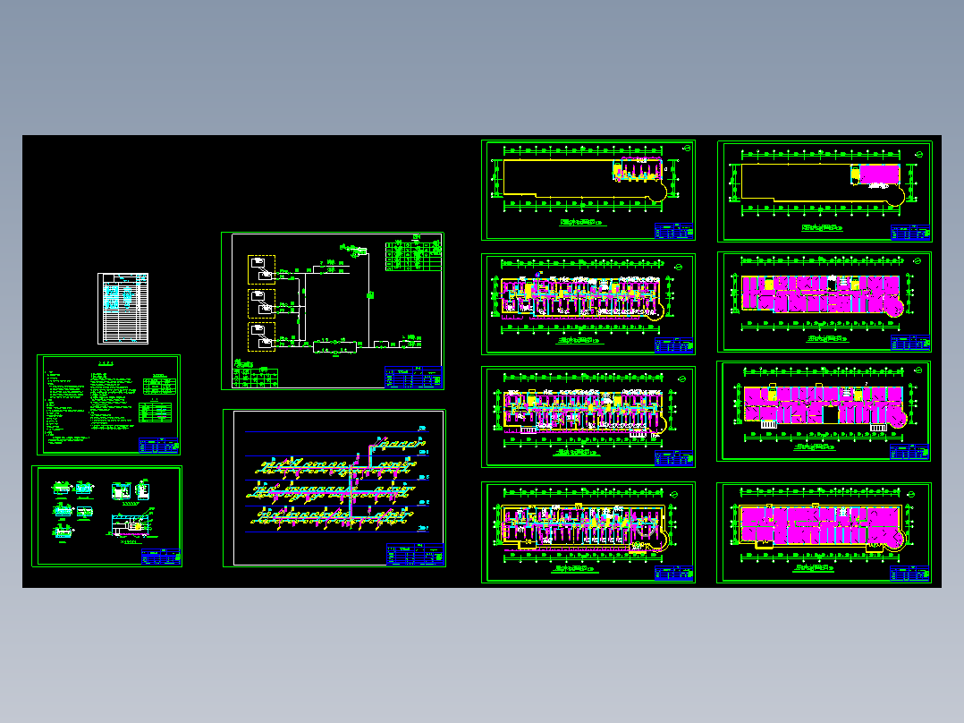 某办公楼空调采暖图纸