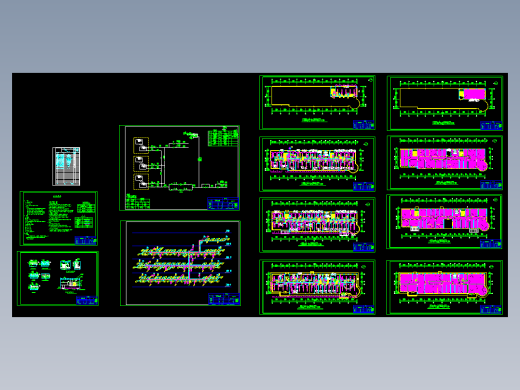 某办公楼空调采暖图纸