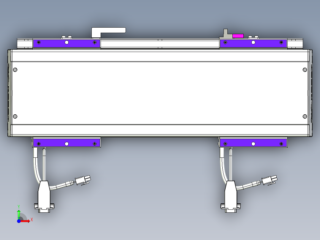 威洛博VL系列3d模型模组2VL14S1Y-S150前视图