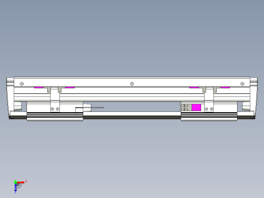 威洛博VL系列3d模型模组2VL14S1Y-S150俯视缩略图