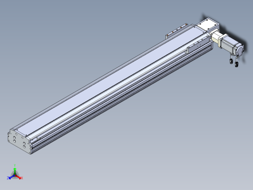 东锦同步带传动-直线滑台模组DH170B-L150-S1050-BL-P400W-C3