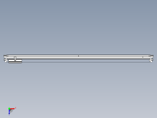 威洛博VL系列直线电机模组-VL22H2-S1550俯视缩略图