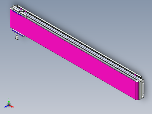 威洛博VL系列直线电机模组-VL22H2-S1550正等轴测缩略图