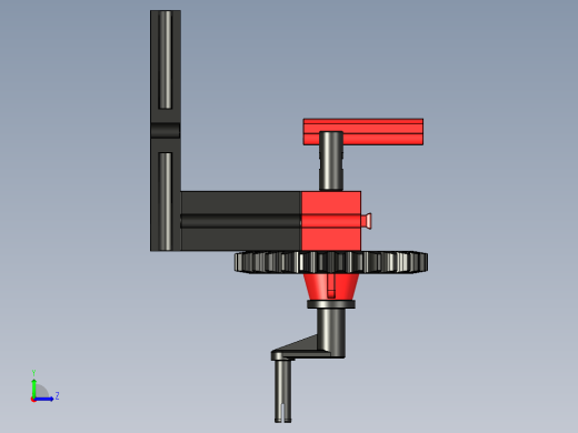 ft-Model 4 曲柄齿轮 2乐高左视缩略图
